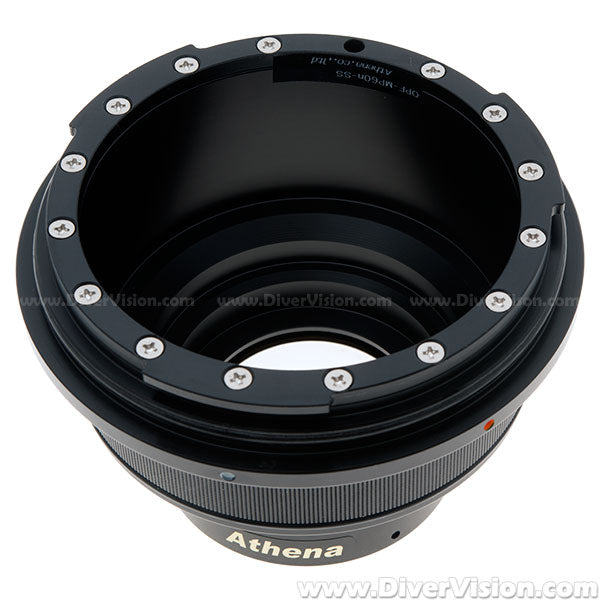 Athena Flat Port MP60n with M67 Threaded for Nikon AF-S Micro-Nikkor 60mm f/2.8G ED Lens