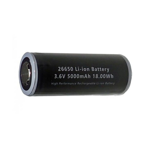 Weefine 26650 Li-ion Battery (3.6V, 5,000mAh) for Ring Light 3000