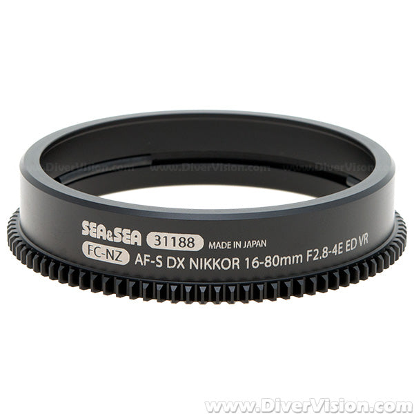 Sea&Sea FC Focus Gear for Nikon AF-S DX NIKKOR 16-80mm F2.8-4E ED VR Lens