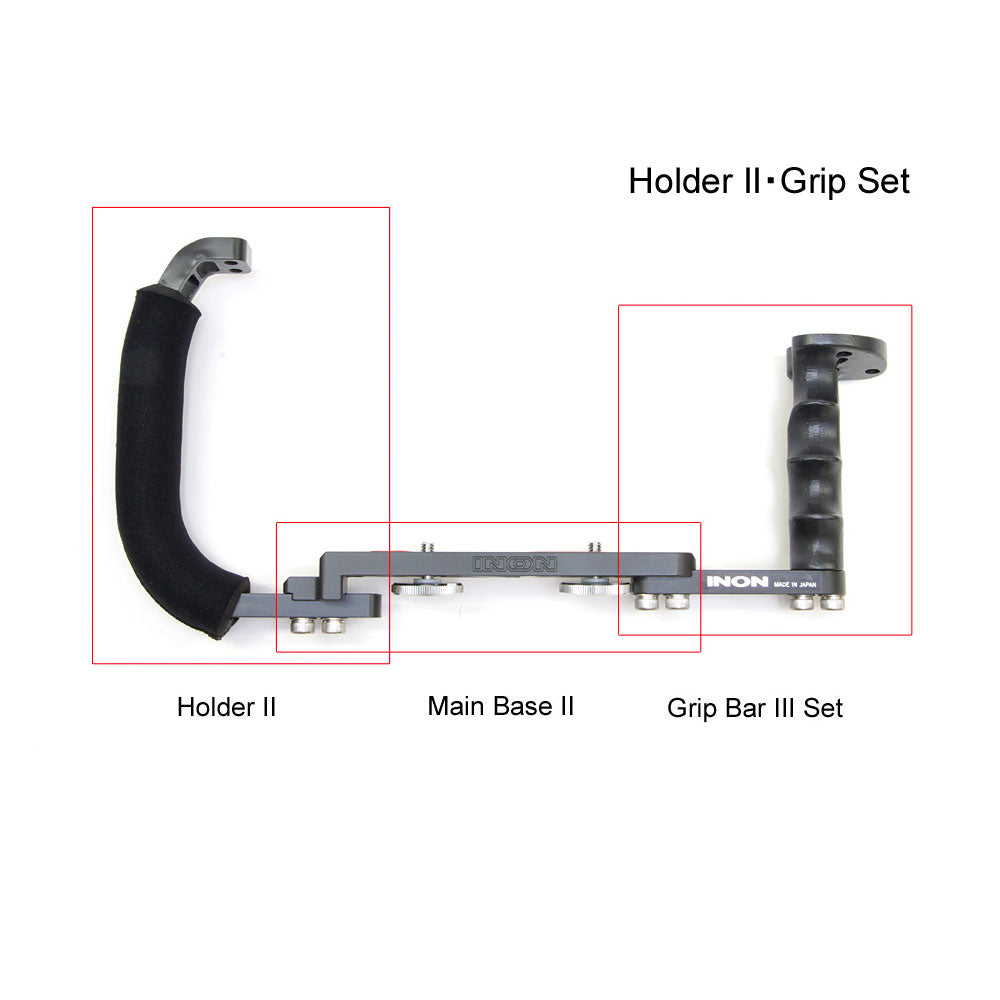 INON Holder II + Grip Set – DiverVision Underwater Photo Equipment