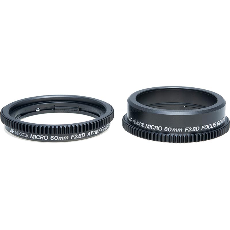 Sea&Sea Focus Gear for Nikon AF Nikkor Micro 60mm F2.8D lens