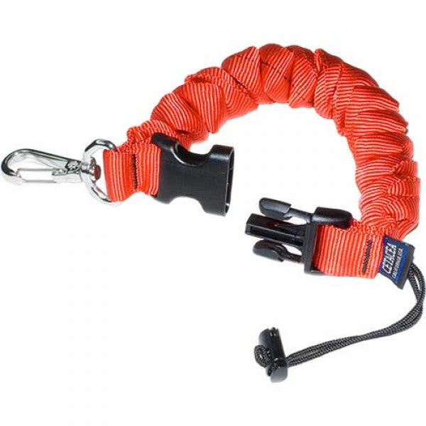 Cetacea Stainless Coil-Lanyard with Cord & Lock