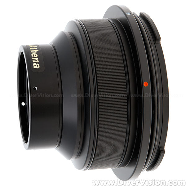 Athena Flat Port MP60n with M67 Threaded for Nikon AF-S Micro-Nikkor 60mm f/2.8G ED Lens