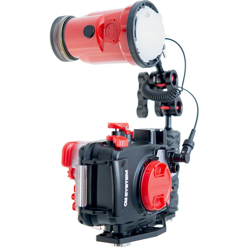 Olympus PT-059 Housing & INON S-220 Strobe Set for Olympus TG-5/6/7