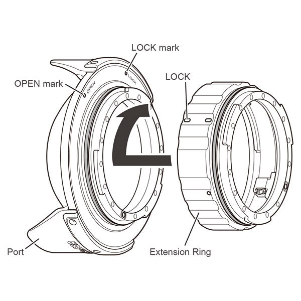 Sea&Sea DX Extension Ring 40L