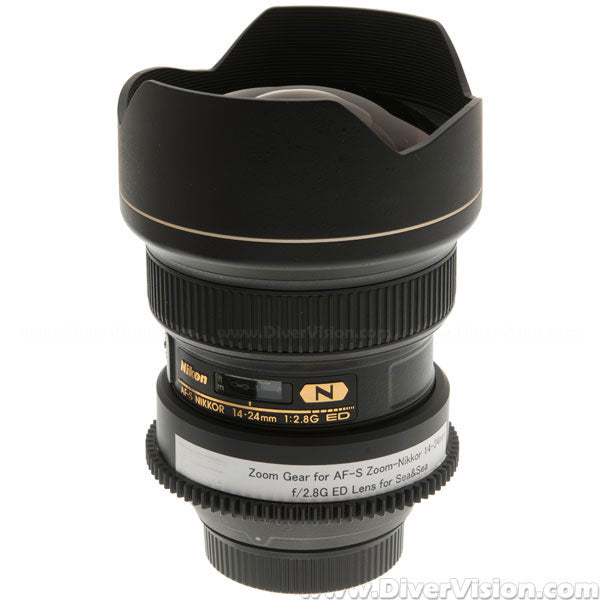 Howshot Zoom Gear for Nikon AF-S Zoom-Nikkor 14-24mm f/2.8G ED lens on Sea&Sea Housings