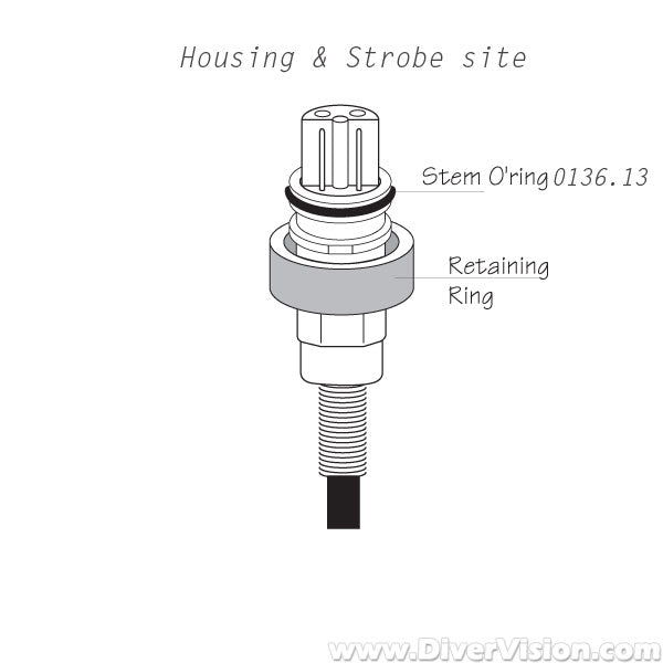 Ikelite Sync Cord for Ikelite Housing (ICS-5) to Ikelite DS Strobe